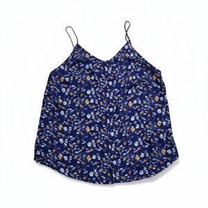 41 Hawthorn Navy Floral Cami Tank Top Size M